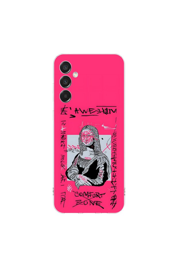 Samsung Galaxy M15 Compatible Graffiti 1 Design Transparent Case