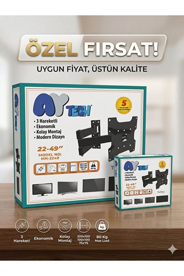 HAREKETLİ TELEVİZYON ASKI APARATI