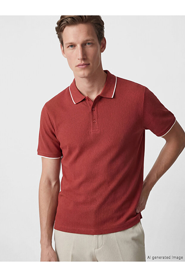 Nevavm with a Difference Polo Collar Men's T-Shirt