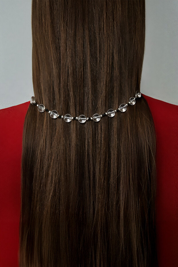 Transparent Glass Beads Necklace