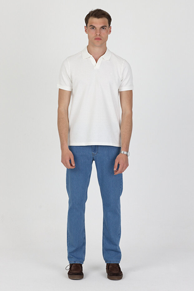 Polo Neck Short Sleeve T-Shirt