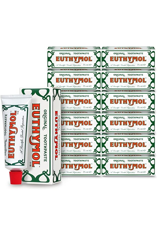 Euthymol Original Toothpaste 75ml - Pack of 12