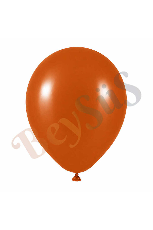 Burnt Orange Color Latex Retro Balloon (60 cm) - 1 Piece