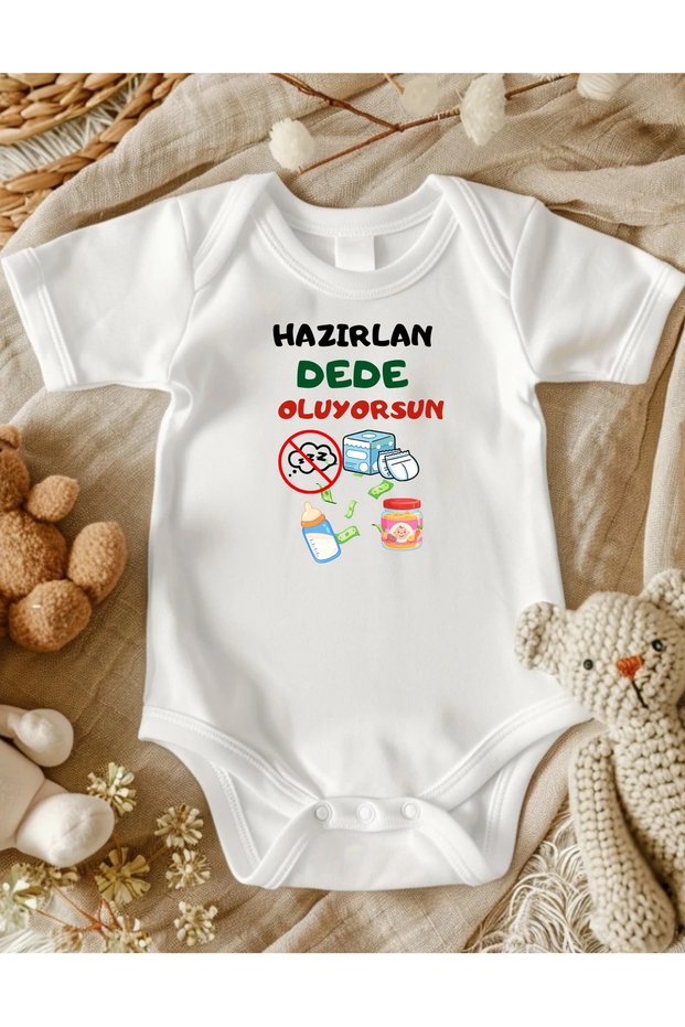 Grandfather Written Baby Bodysuit 100% Cotton 59