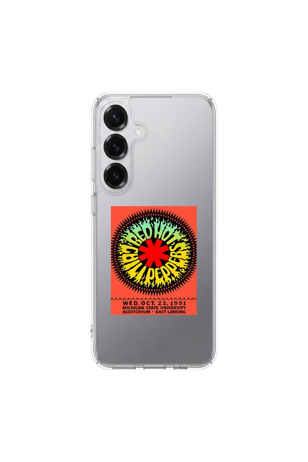 Samsung Galaxy S25 Plus Compatible Metal 14 Design Transparent Case