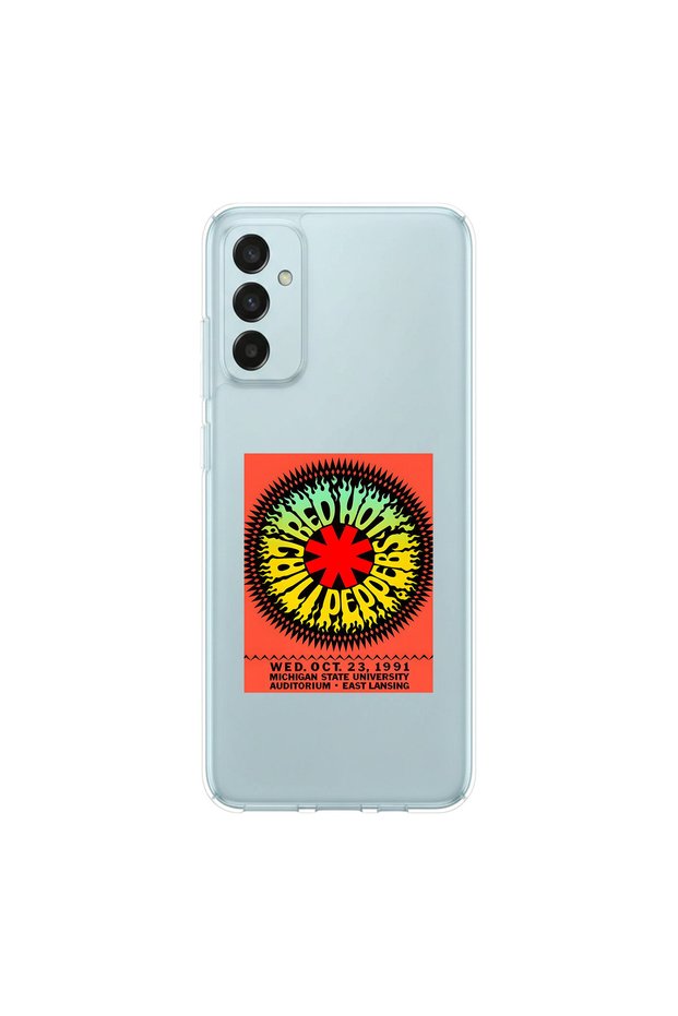 Samsung Galaxy M13 Compatible Metal 14 Design Transparent Case