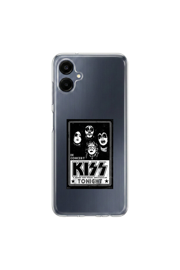 Samsung Galaxy A06 Compatible Metal 5 Design Transparent Case