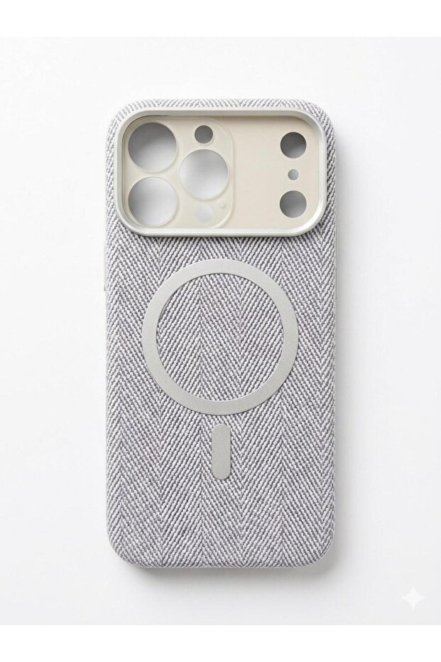 Plain Weave Magnet Case with Magsafe for iPhone 17 Pro Max - Shockproof Cover
