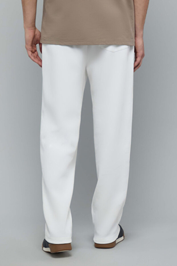 Solid Pants with Button Closure - 3