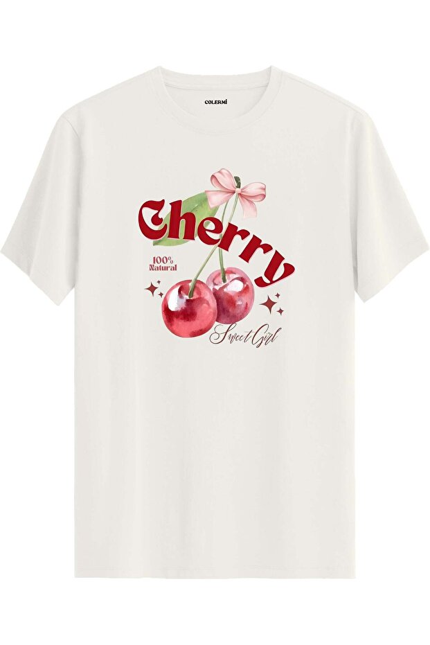 Cherry Sweet Girl Printed T-Shirt