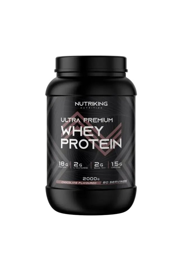 Whey Protein Powder 2000g 80 Servings Chocolate Flavored