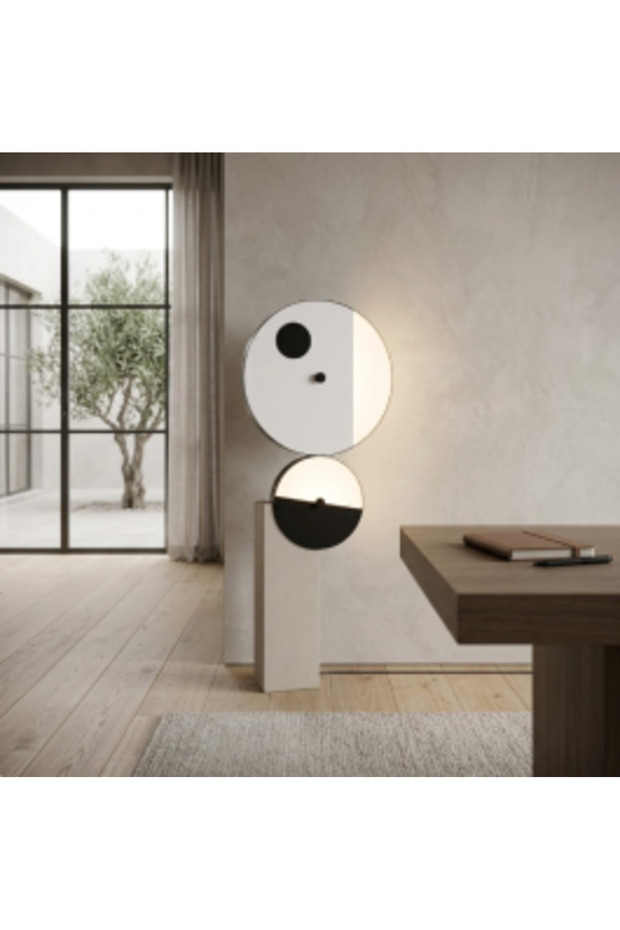 Shiny Table Lamp - White - 1