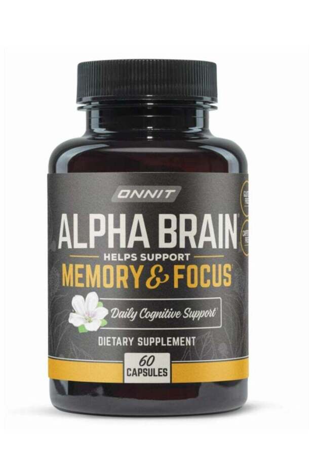 Onnit Alpha Brain Memory and Focus Supplement 60 Capsules