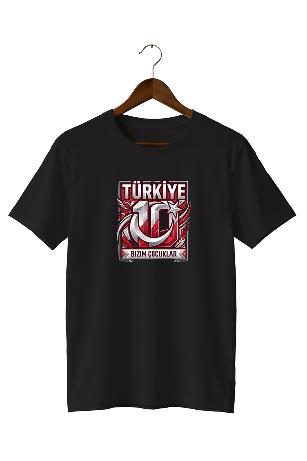 Turkey Our Children Number 10 Fan T-Shirt 100% Cotton