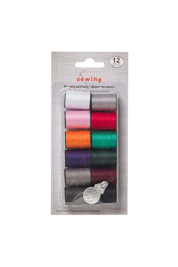 Ață de Cusut / Papiote Croitorie, Multicolor, 12 - 1
