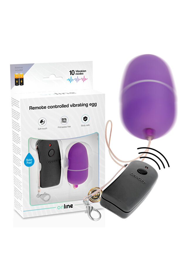 Ou Vibrator cu Telecomanda Violet - 1