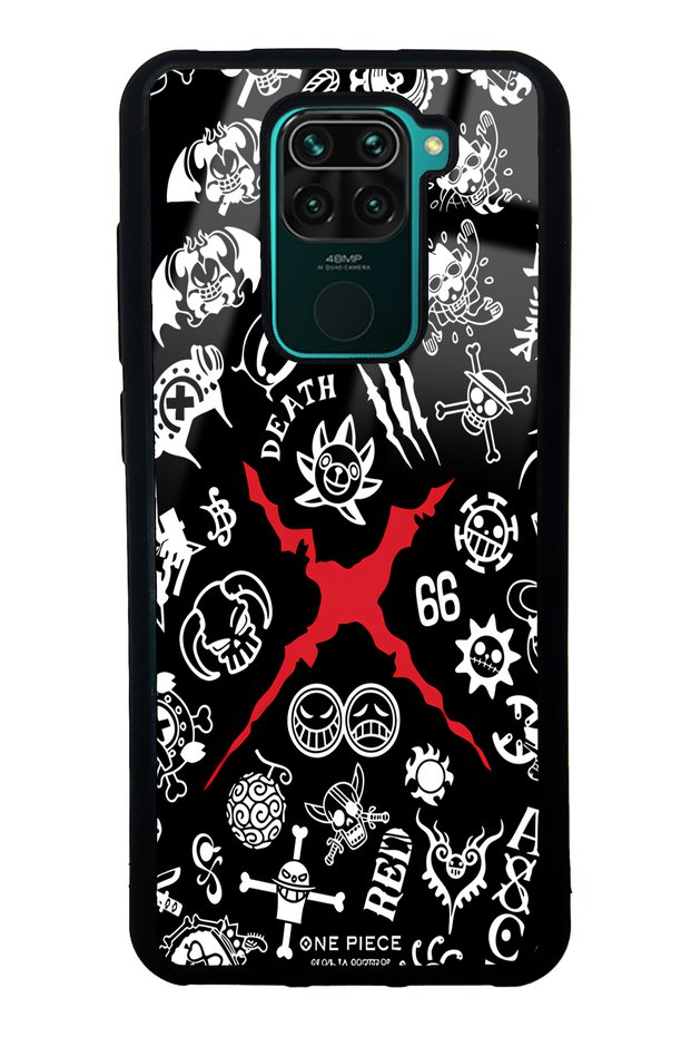حافظة هاتف Xiaomi Redmi Note 9 X بتصميم أحمر لامع