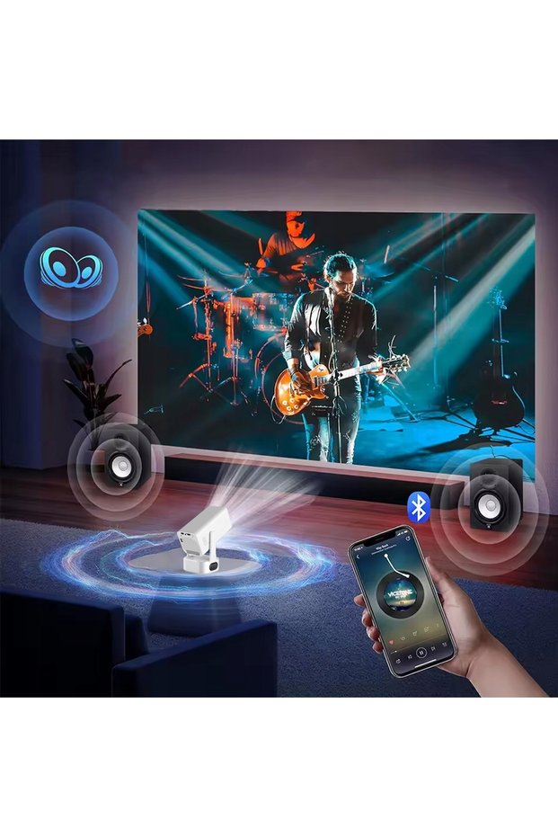 Mini Proiector PrimeView IMC360 Android 13/WiFi/350/FULL HD