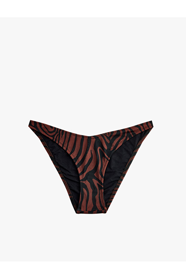 Zebra Desenli Bikini Altı
