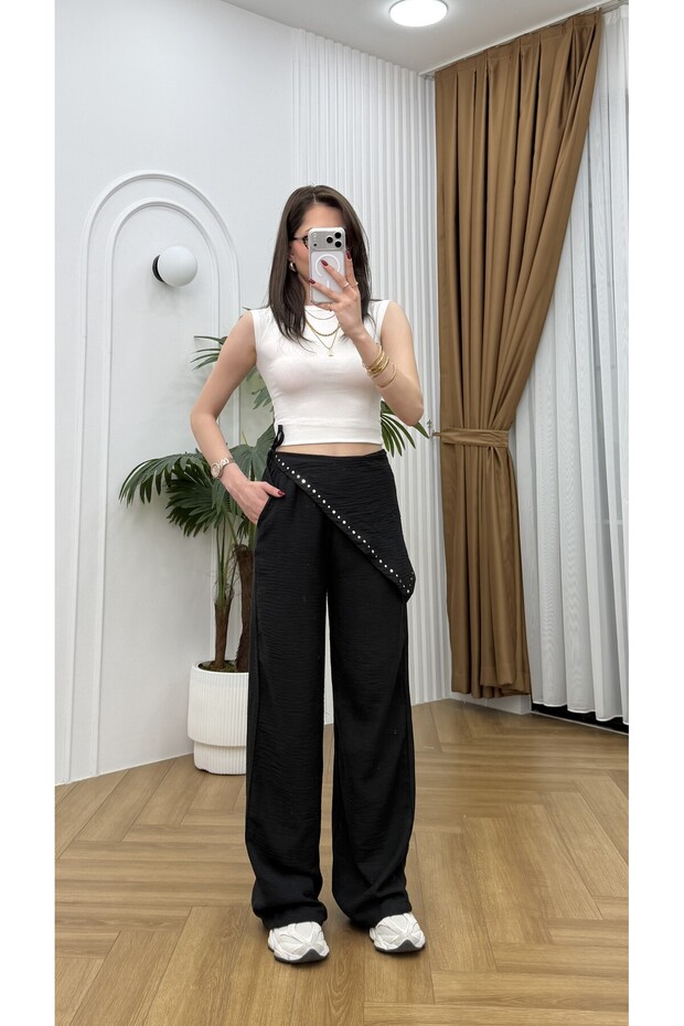 Scarf Detailed Trousers