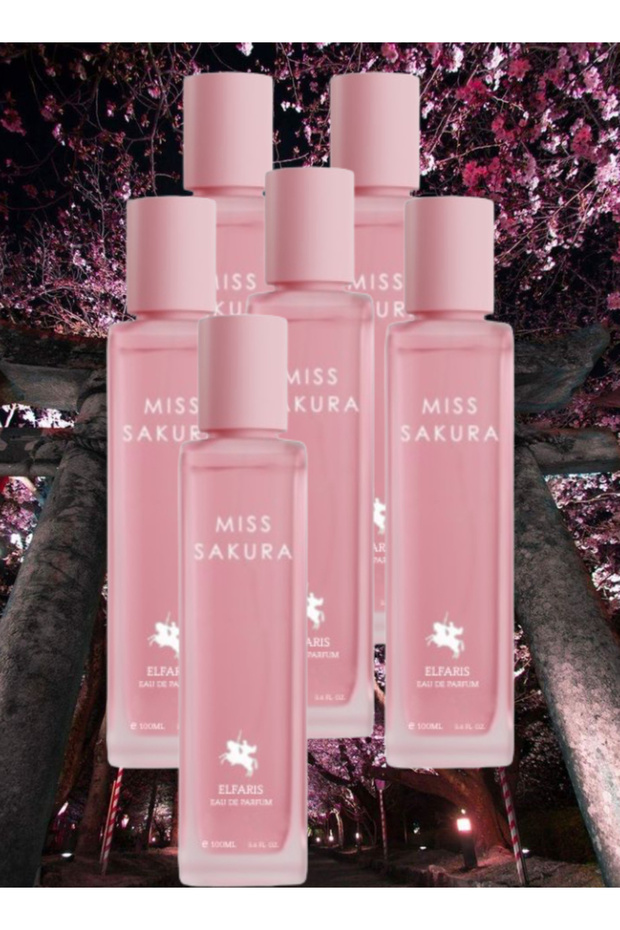 6 Pieces Miss Sakura Perfume 100ML