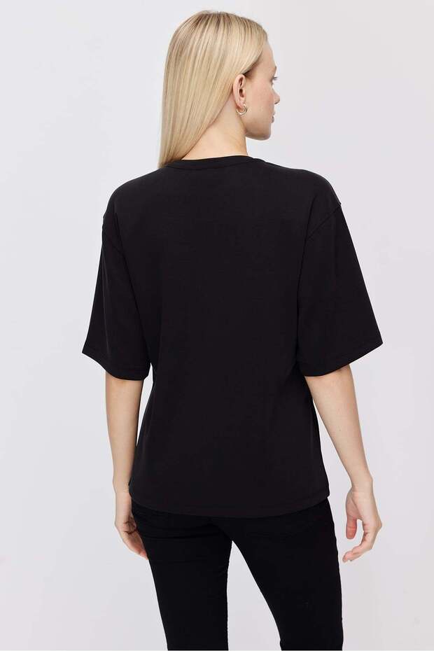 Γυναικείο μπλουζάκι Basic Crew Neck - 7