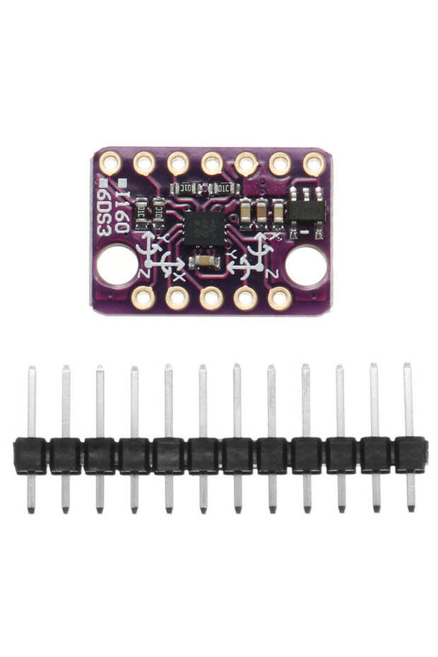 1D12 GY-BMI160 Module 6DOF 6 Axis Angular Velocity Gyroscope + Gravity Acceleration Sensor IICSPI