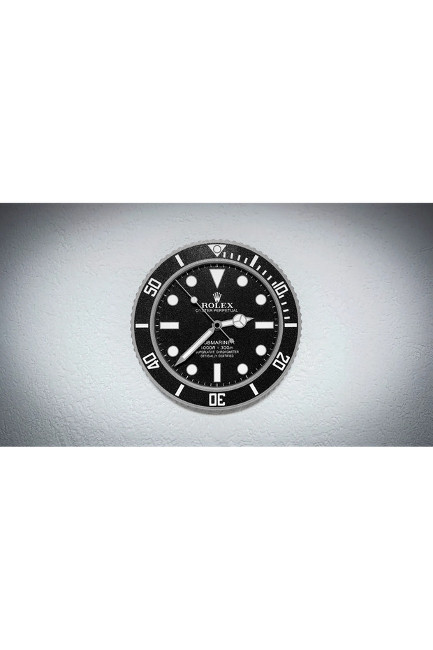 Sub Wall Clock - Silent Flowing Seconds