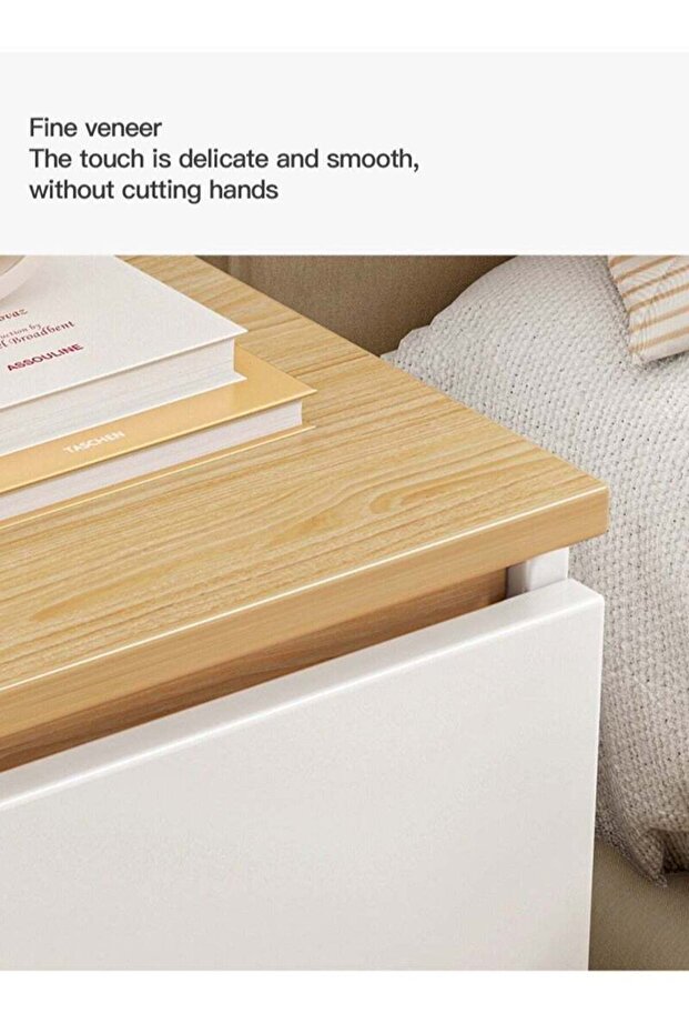 Nightstands Simple Modern Bedroom Bedside Table Solid Wood Minimalist Multi-function Light Luxury Style - 7
