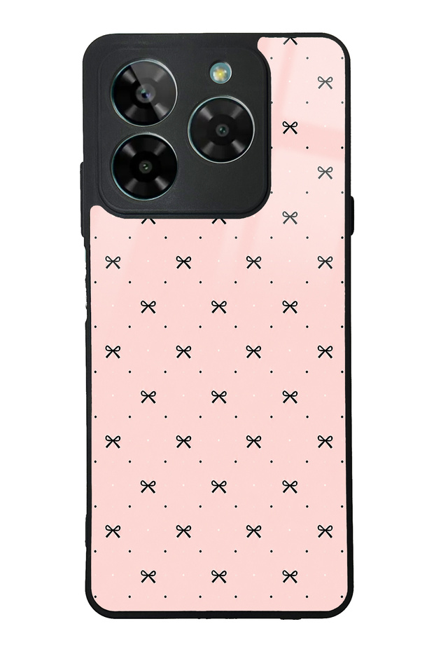 Gm Era 50 Cream Coquette Pattern Designed Glossy Phone Case