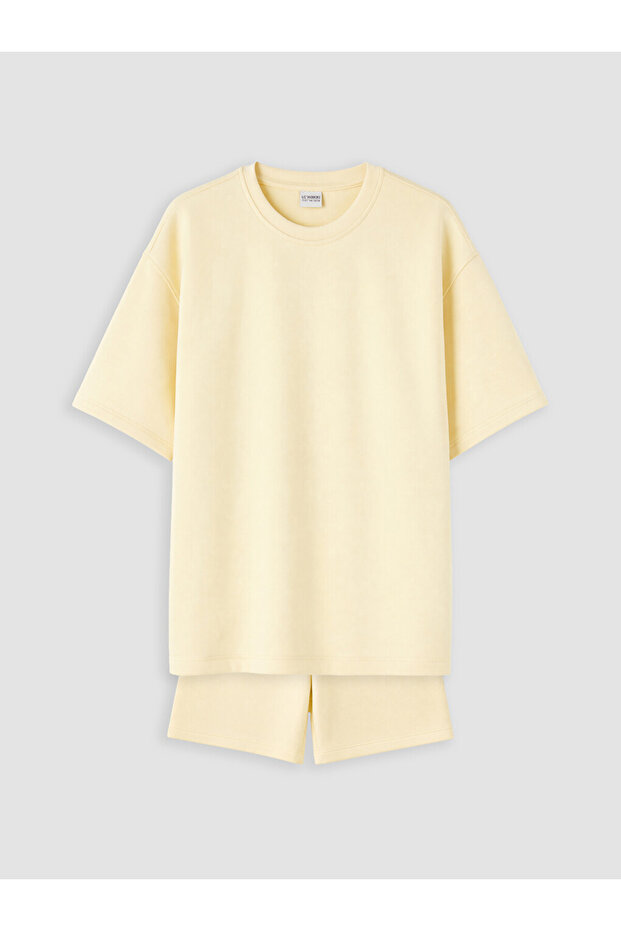 Yellow Girls' Soft Touch Shorts Set