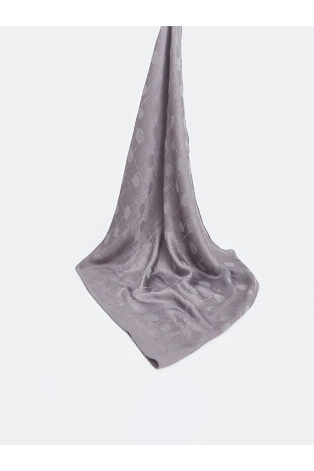 Lcw Accessories Gray Jacquard Women's Shawl