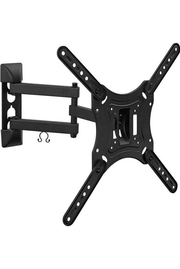 Full Motion TV Wall Mount Monitor Wall Bracket with Swivel & Articulating Tilt Arm, Fits up to 55 Inch