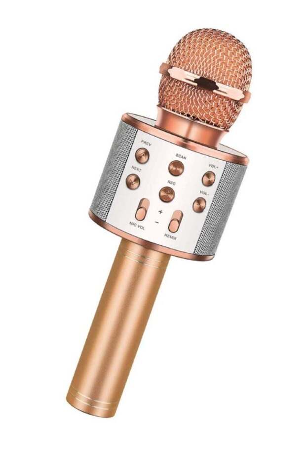 Wireless Bluetooth Karaoke Microphone Rechargeable Kids Microphone Karaoke Machine Professional Handheld Karaoke Mic Speaker