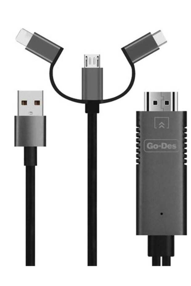 Plug and Play Mobile Phone Cable – Fast Charging & Data Transfer for Android and iOS Devices