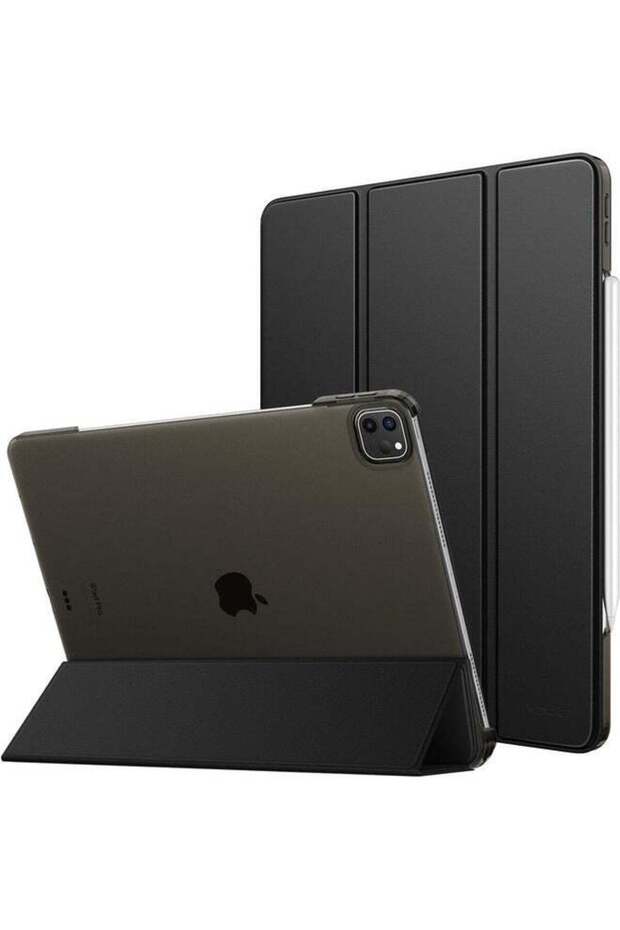 Sleek Black Hard PC Case for iPad Air 13-Inch M2 (2024) & iPad Pro 12.9-Inch