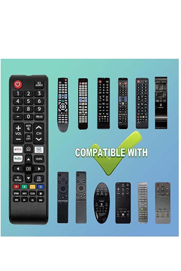 Universal Remote for All Samsung Smart, QLED, LED, LCD, HDTV, 4K 8K UHD TVs (BN59-01315A)