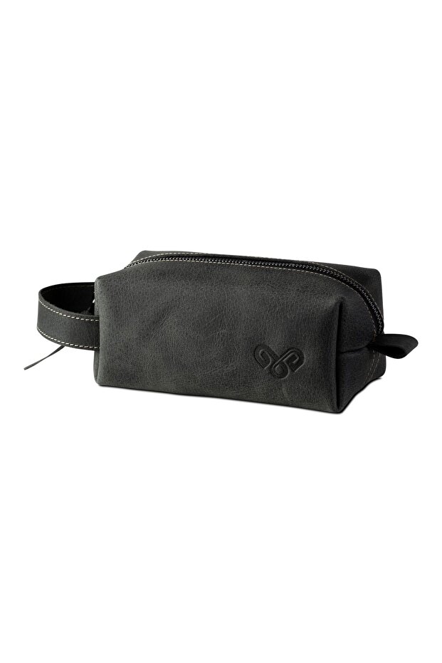 Genuine Leather Handbag Gray - Casual and Stylish Use