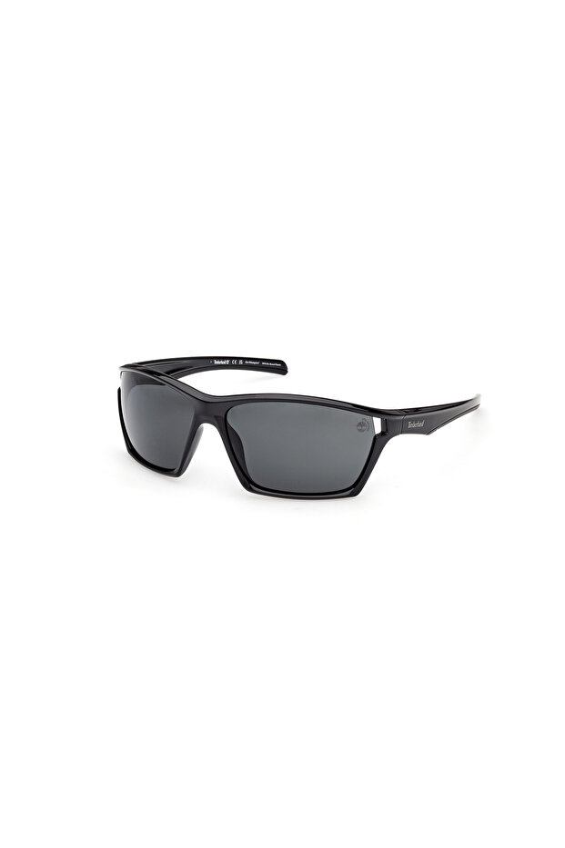 Shiny Black Polarized Injected Male Sunglasses