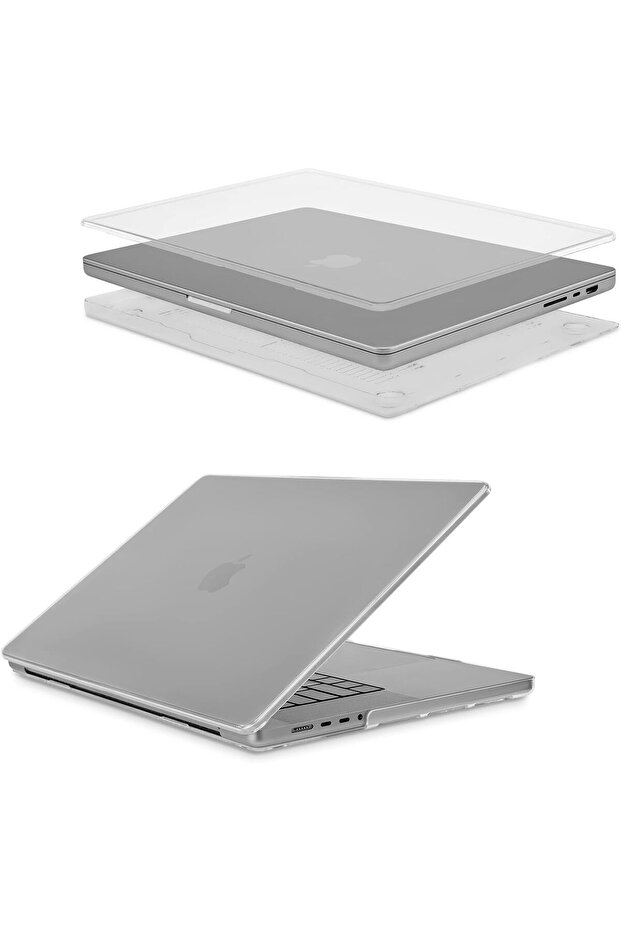 Case mate snap-on hardsell case for macbook pro 14 (2021) transparent