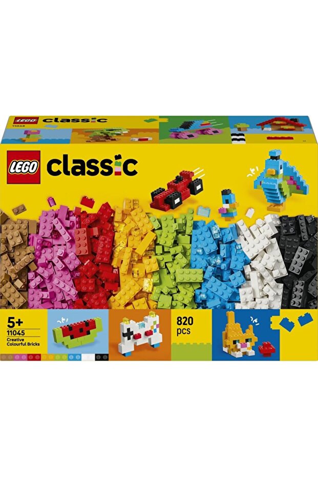 Classic Creative Colourful Bricks, 820 Pieces - 8