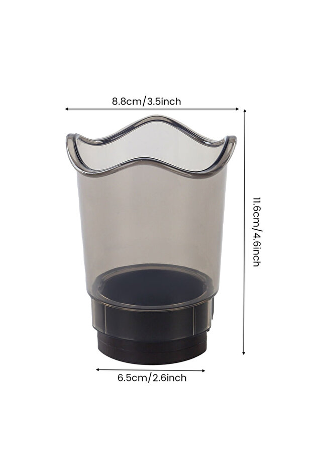Grey Vegetable and Fruit Slicing Cup Portable for Slicing Fruits, Vegetables, Strawberries and Banan