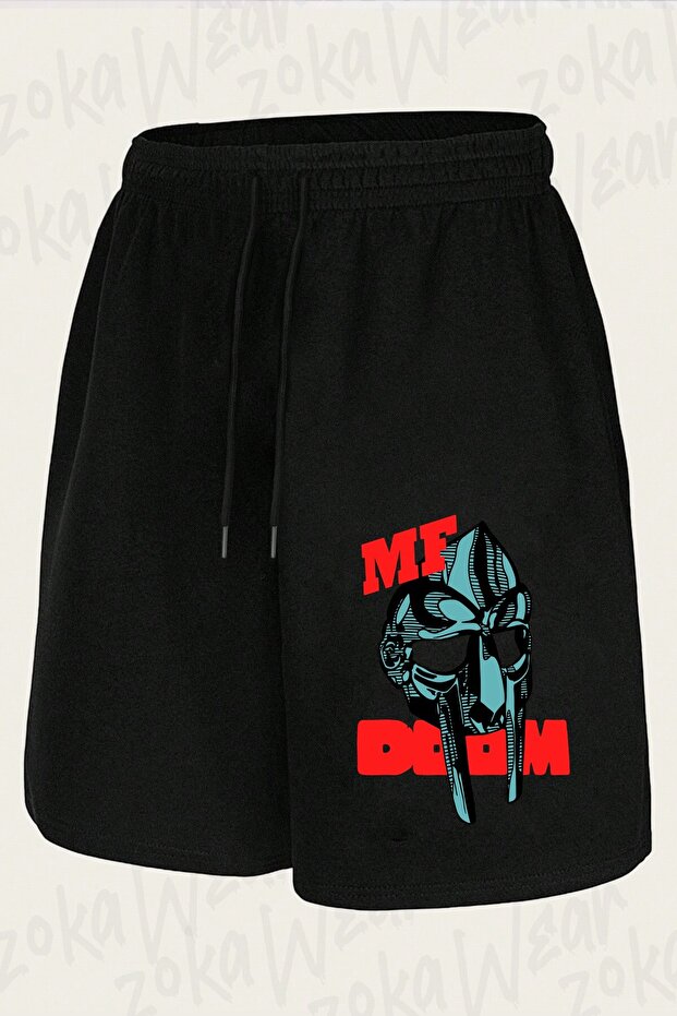 شورت مطبوع بتصميم MFDOOM للجنسين