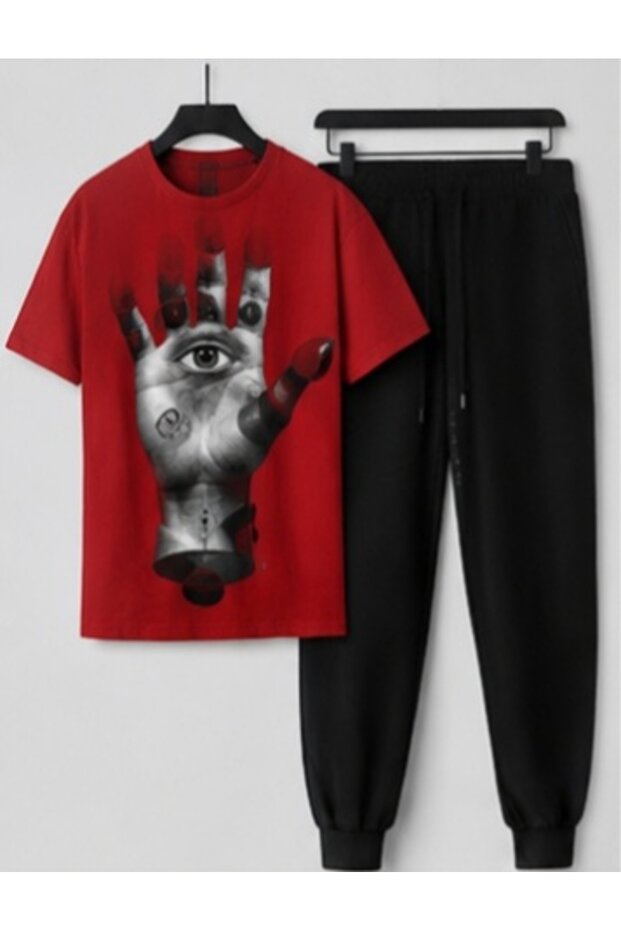 Summer Collection New Arrival T-Shirt & Shorts Set Printed Pattern Lightweight & Cool Fabric for All-Day Comfort