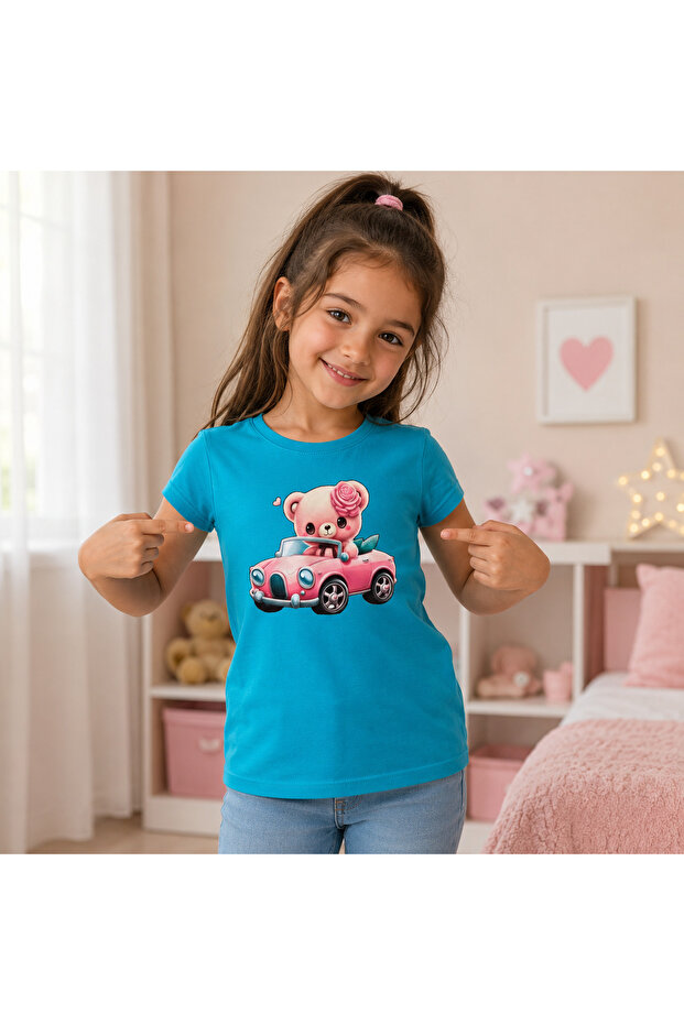 Blue Custom Printed Tshirt