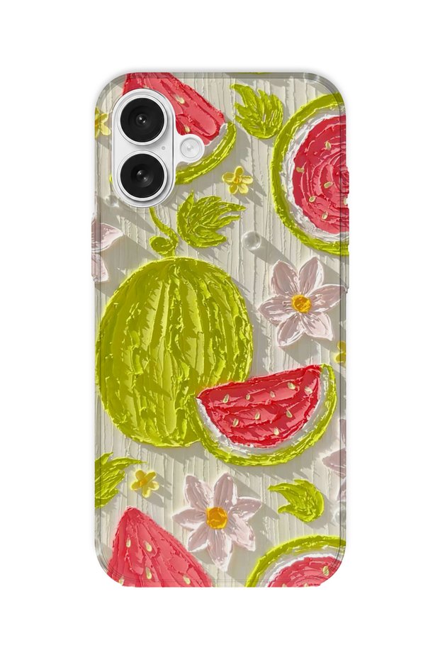 iPhone 16 Plus Compatible Printed Transparent Phone Case |   Collection: Pastelbloom Soft Series