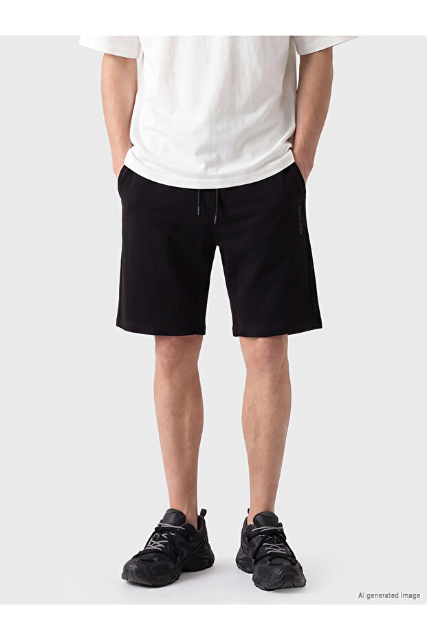 Nevavm Regular Fit Elastic Waist Men's Shorts