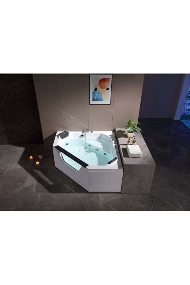 Milano King Plus Massage Bath Tub W/Digital Panel,Air Bubbble 1500*1500*700 (1 Pcs/Set)