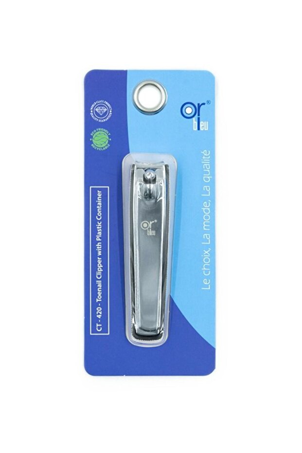 CT-420 TOENAIL CLIPPER WITH PLASIC CONTAINER: 3873