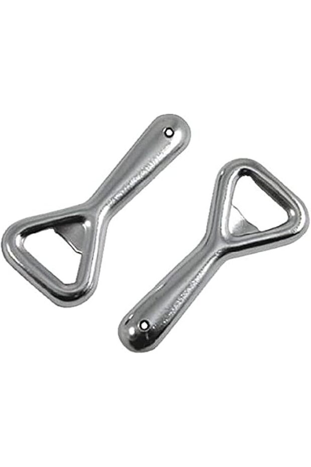 Bottle Opener, Silver, 2-Pieces,